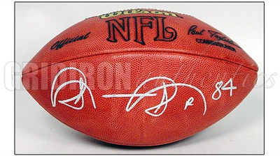 shannon sharpe autographed football